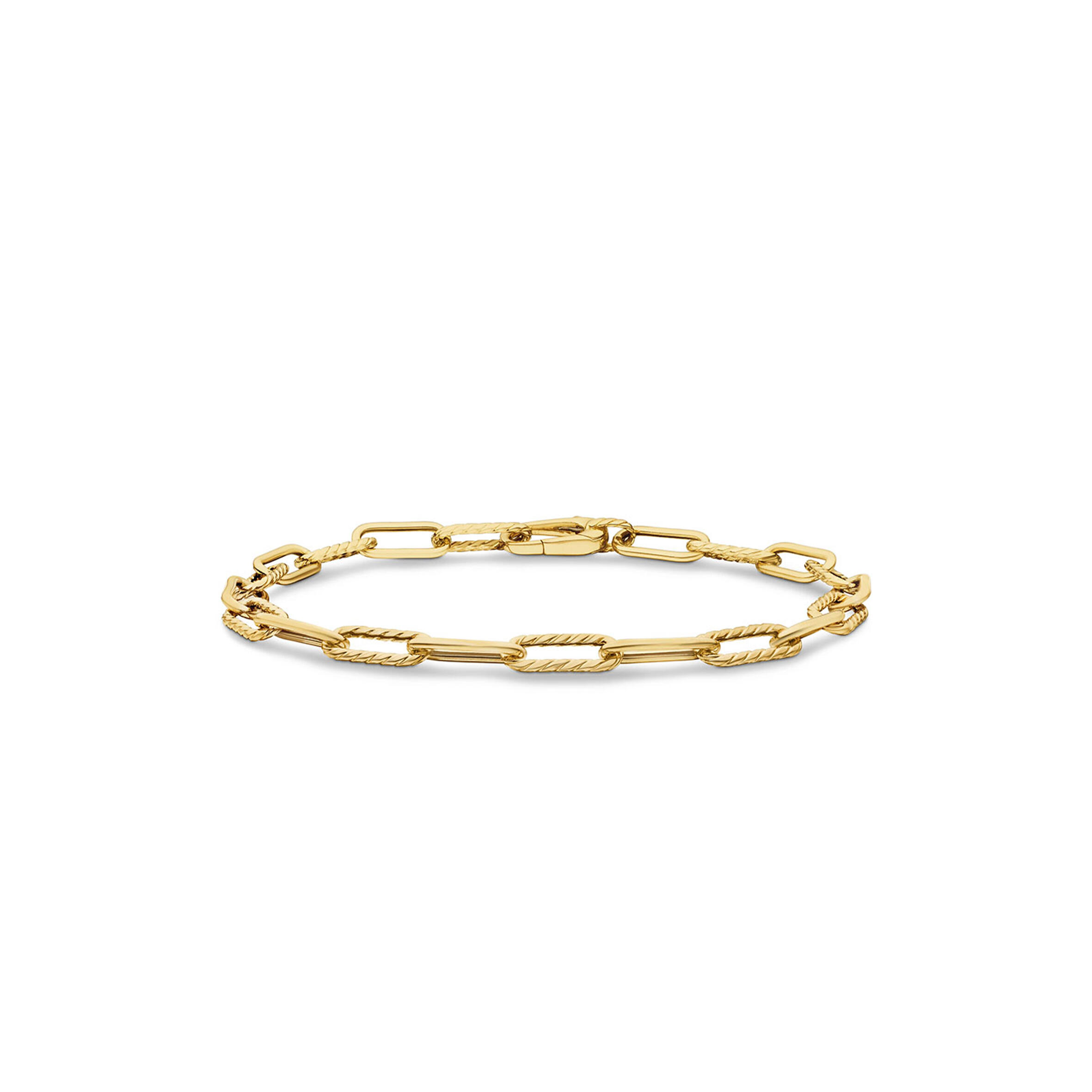 dau1d Yvrm*n dy madison chain bracelet 18k yellow gold, 4mm b17841 88